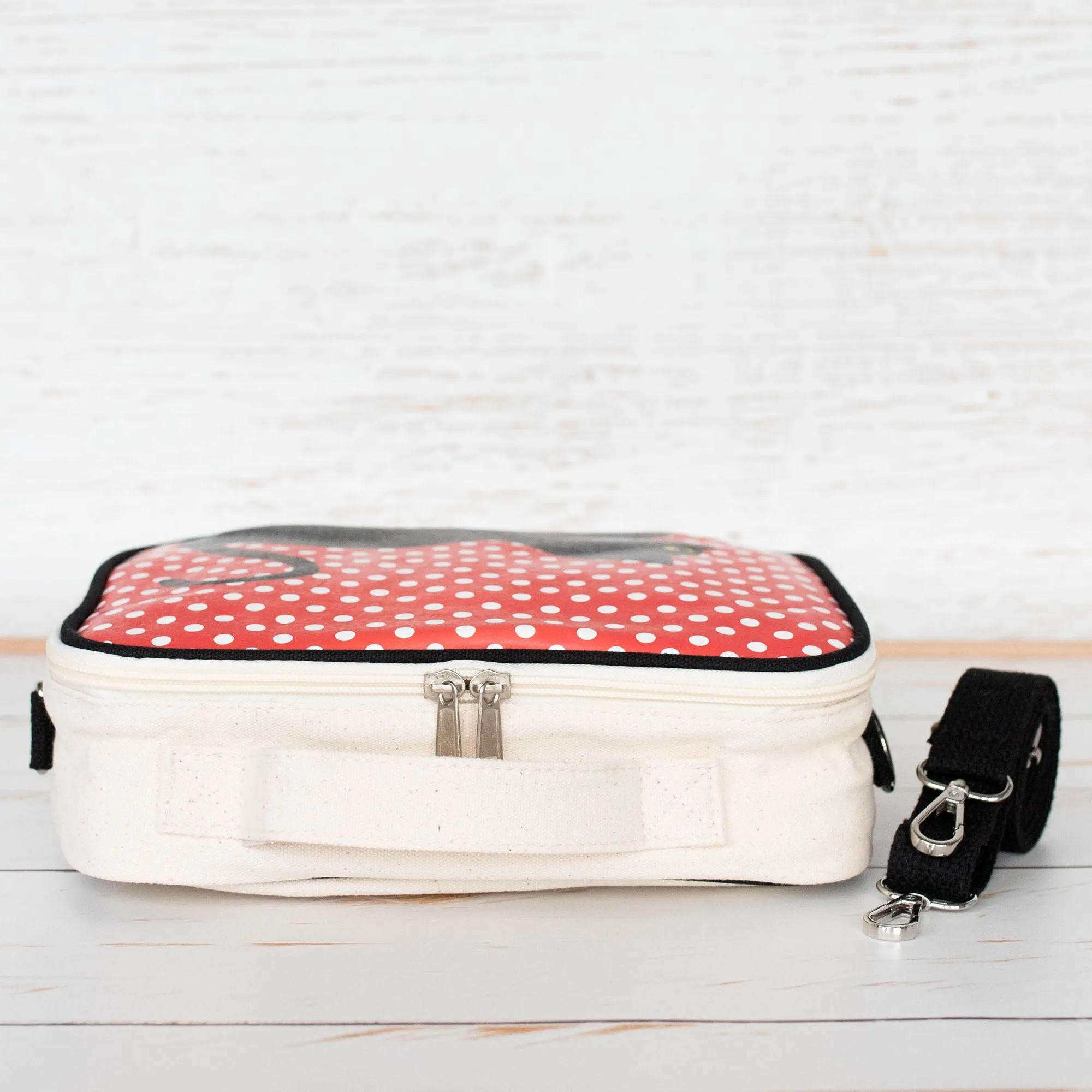 Organic Cotton Insulated Lunch Bag - Cat
