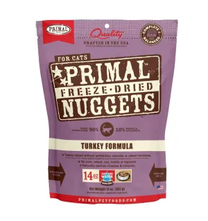 Primal Cat Freeze-Dried Turkey Cat Food 14oz