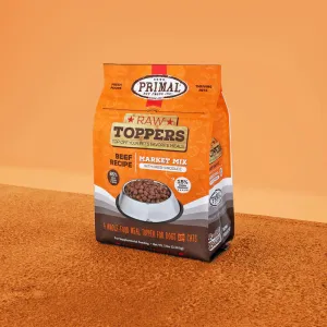 Primal - Market Mix Topper - Beef Recipe - Frozen Product (Dog/Cat)