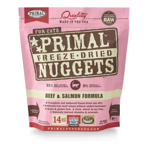 Primal Nuggets Beef & Salmon Freeze-Dried Cat Food