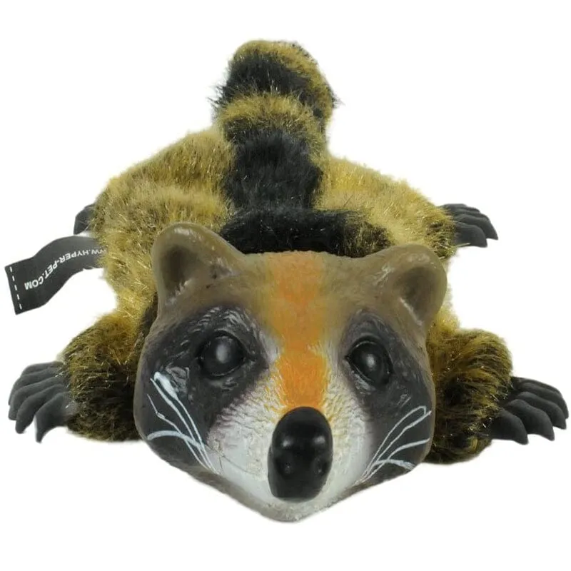 Real Skinz Raccoon Plush Dog Toy