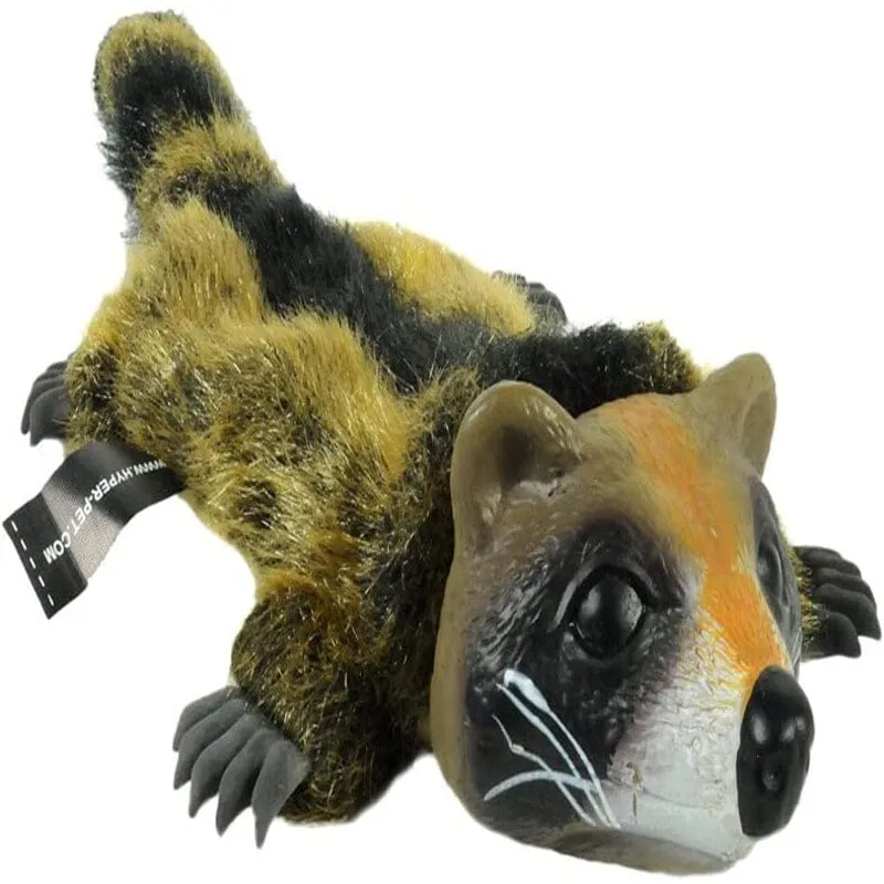 Real Skinz Raccoon Plush Dog Toy