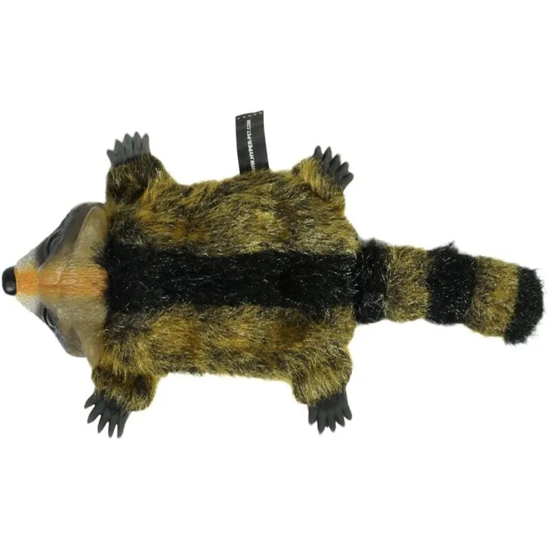Real Skinz Raccoon Plush Dog Toy