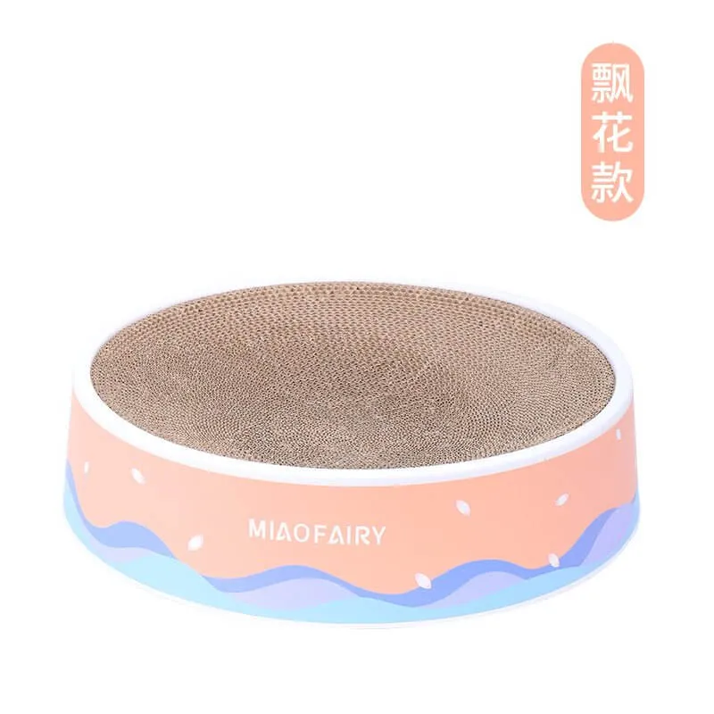 Reusable Thick Shell Cat Corrugated Paper Scratcher Bed