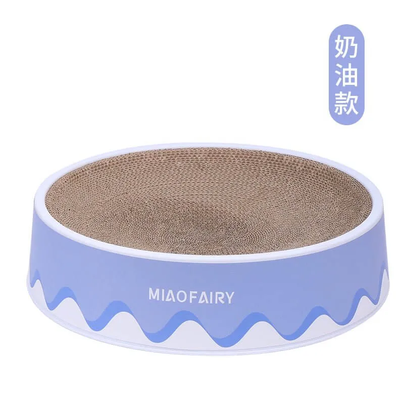 Reusable Thick Shell Cat Corrugated Paper Scratcher Bed