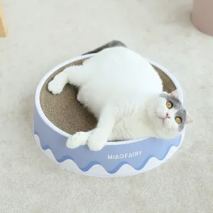 Reusable Thick Shell Cat Corrugated Paper Scratcher Bed