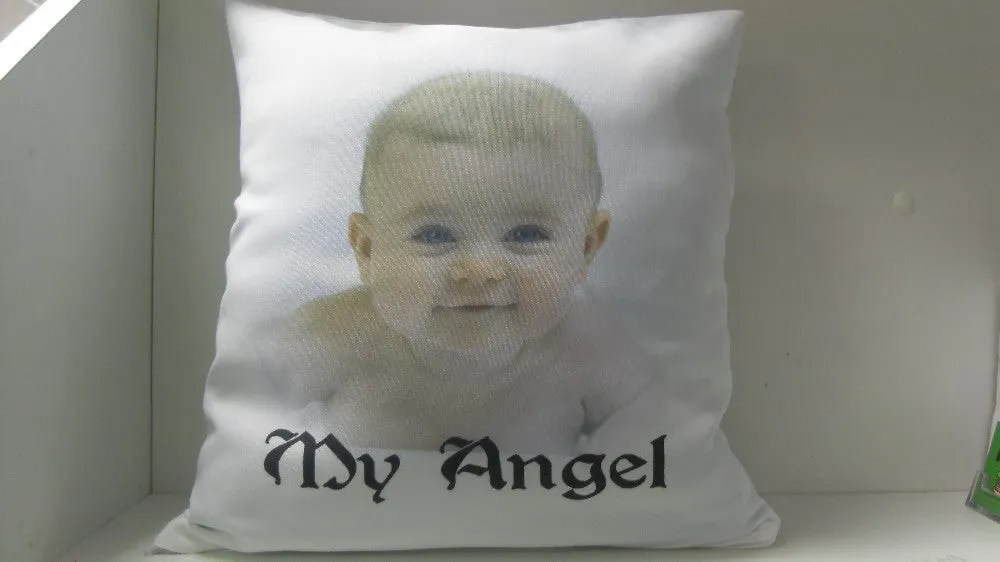 Satin photo cushion, Personalised Gift