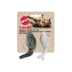 Spot Plush Mice Rattle & Catnip Cat Toy