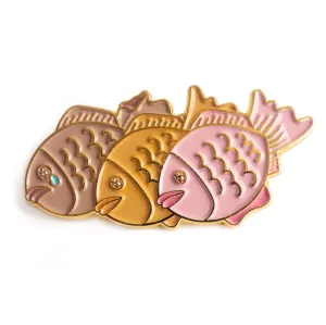Taiyaki Fish Enamel Pin