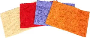 Toyvian 4pcs Washable Pee Pad for Guinea Pigs Large Rabbit Training Mat Soft Reusable Pet Urine Liner