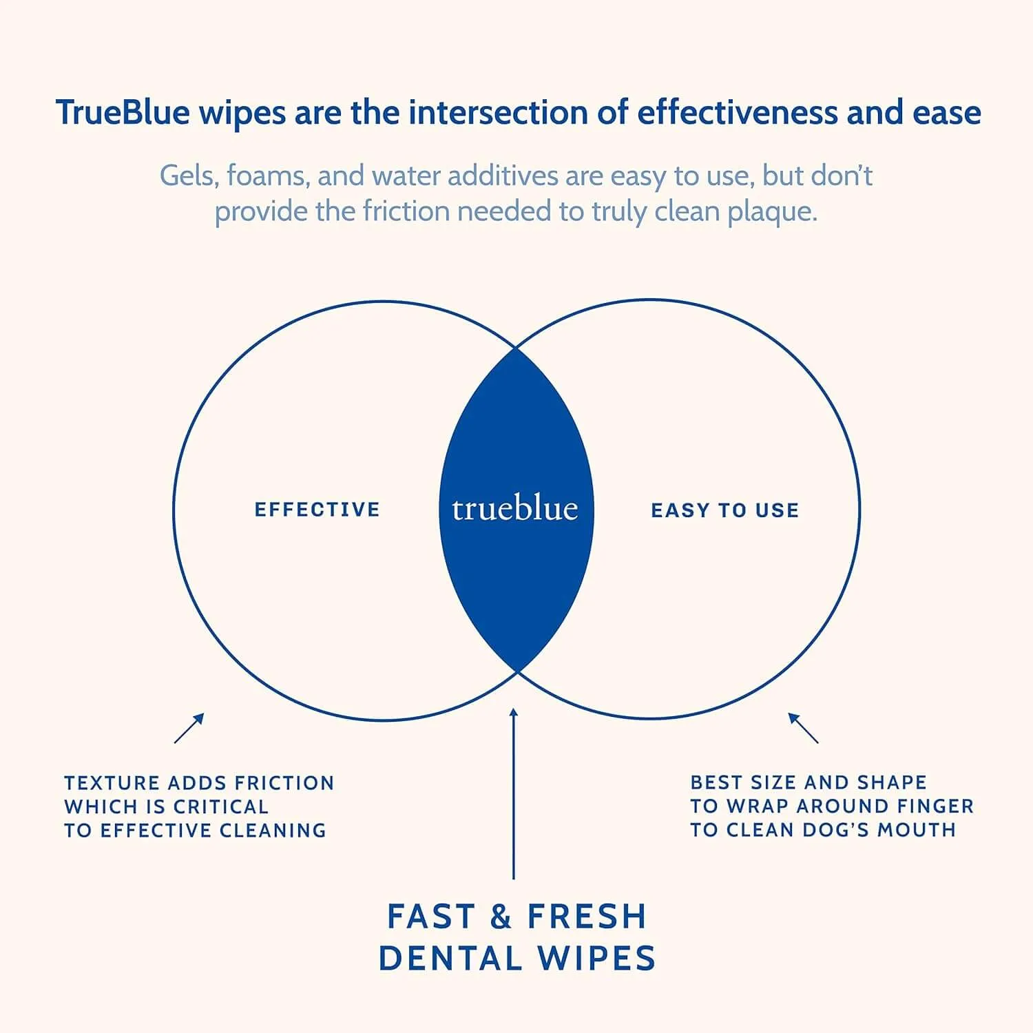 TrueBlue Fast & Fresh Dental Swipes