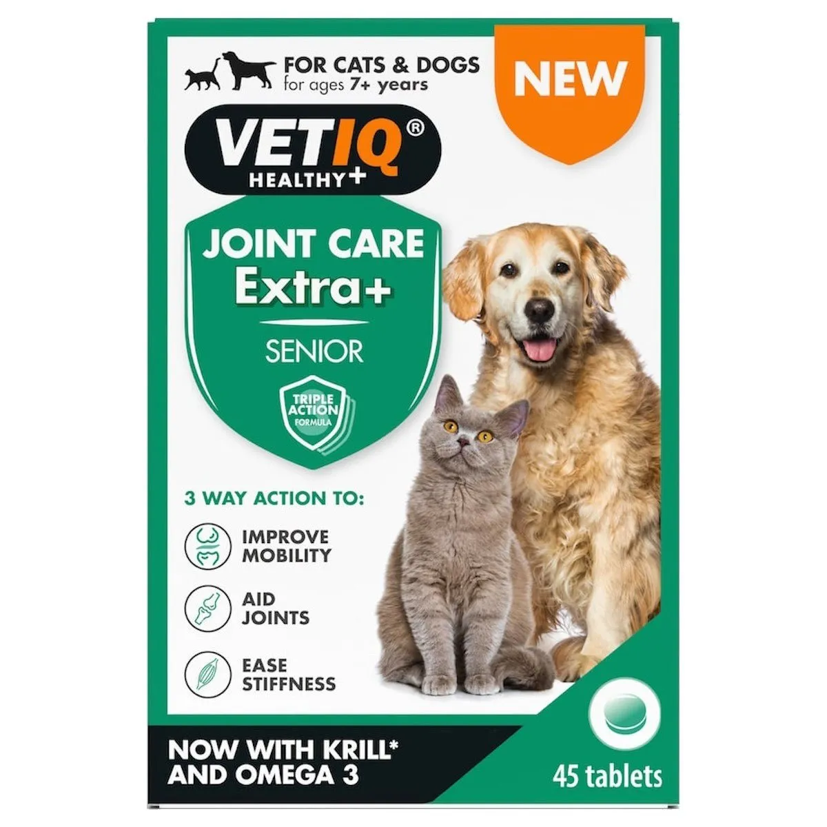 VETIQ Joint Care Extra for Senior Cats and Dogs