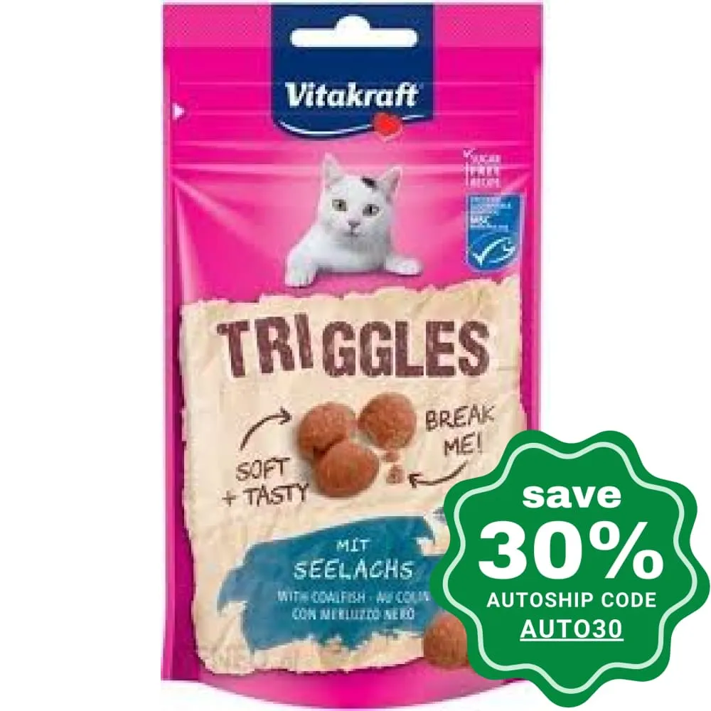 Vitakraft - Triggles for Cats - Coalfish - 40G