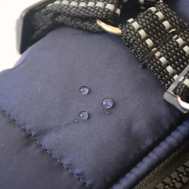 Waterproof Fleece Dog Jacket with Harness for Small & Large Dogs