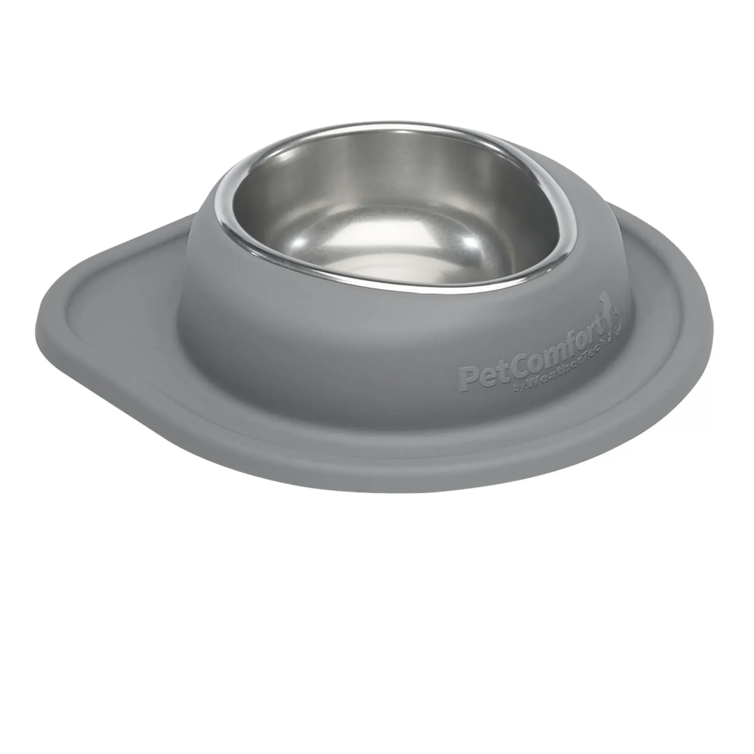 WeatherTech Single Low Pet Feeding System, Stainless Steel