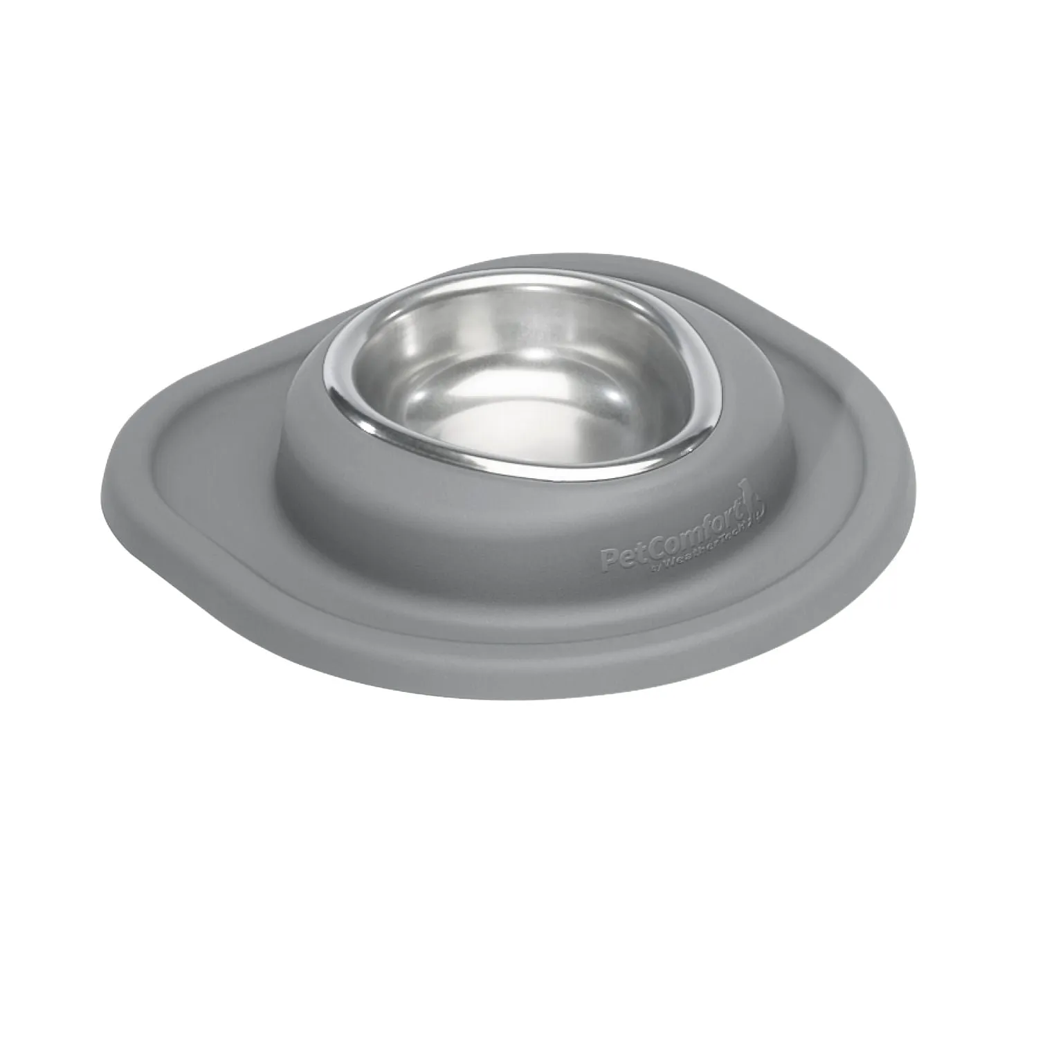 WeatherTech Single Low Pet Feeding System, Stainless Steel