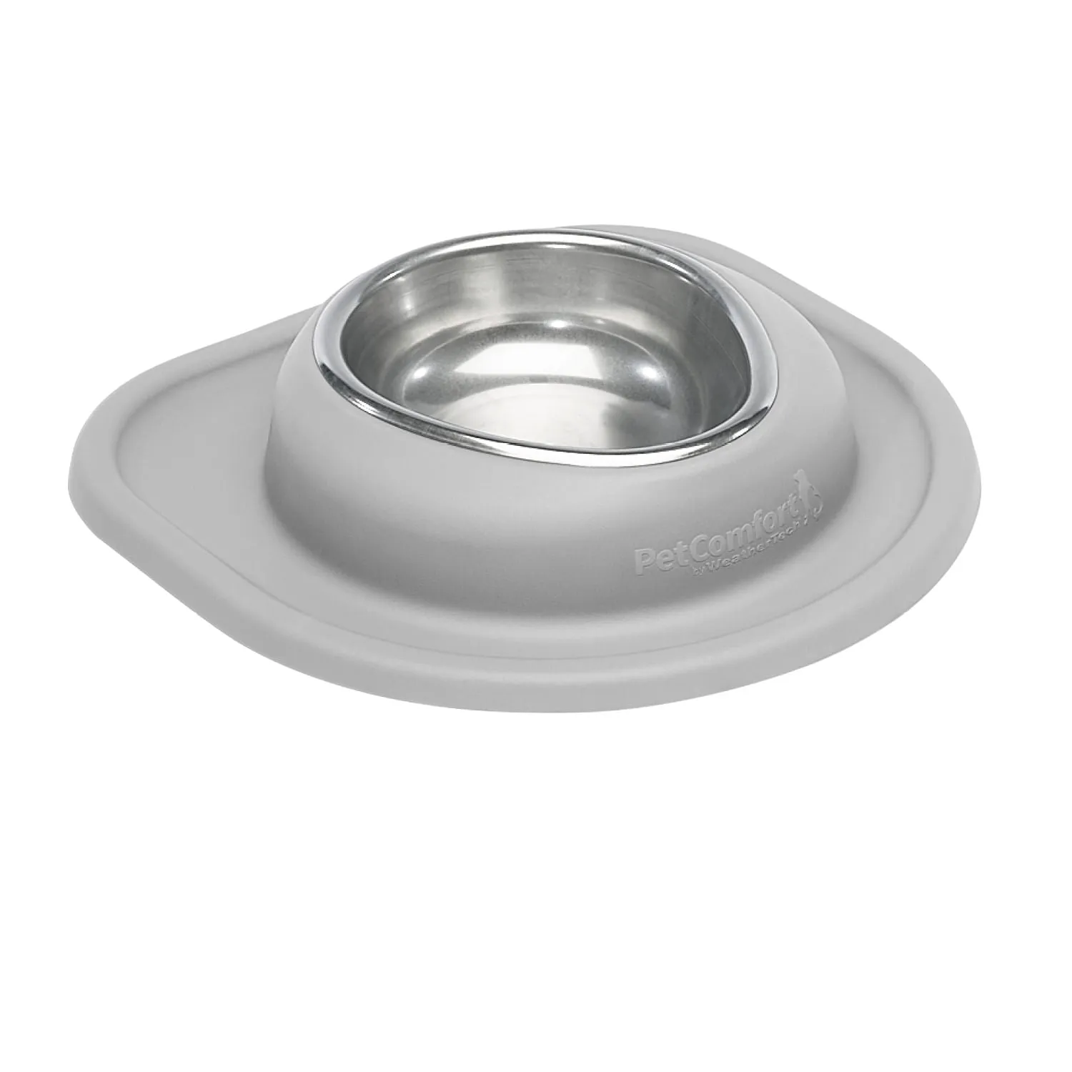 WeatherTech Single Low Pet Feeding System, Stainless Steel