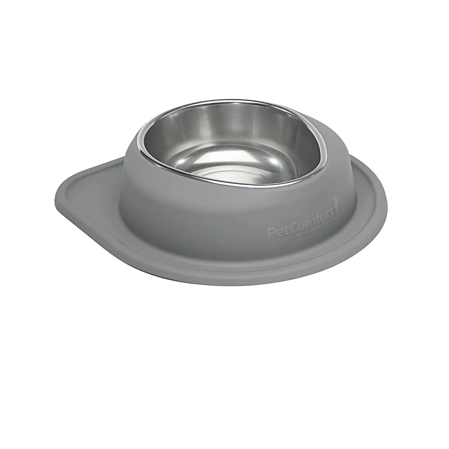 WeatherTech Single Low Pet Feeding System, Stainless Steel