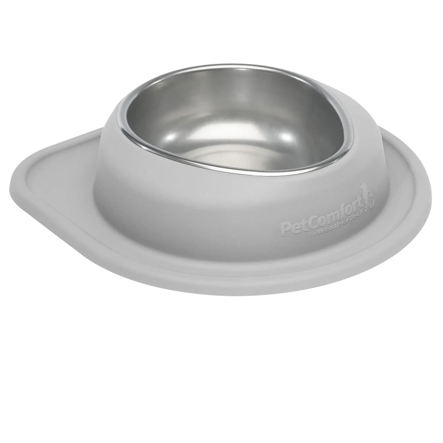 WeatherTech Single Low Pet Feeding System, Stainless Steel