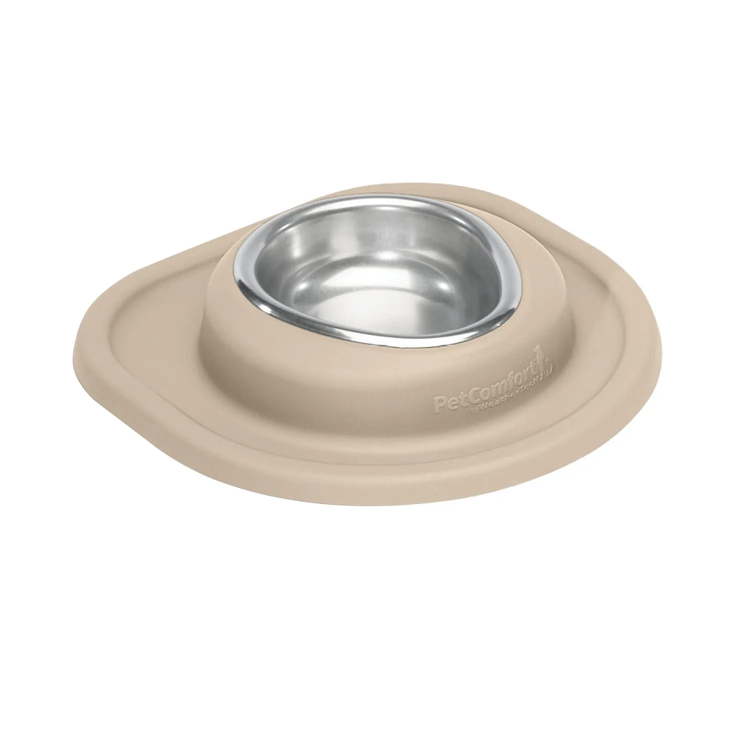 WeatherTech Single Low Pet Feeding System, Stainless Steel