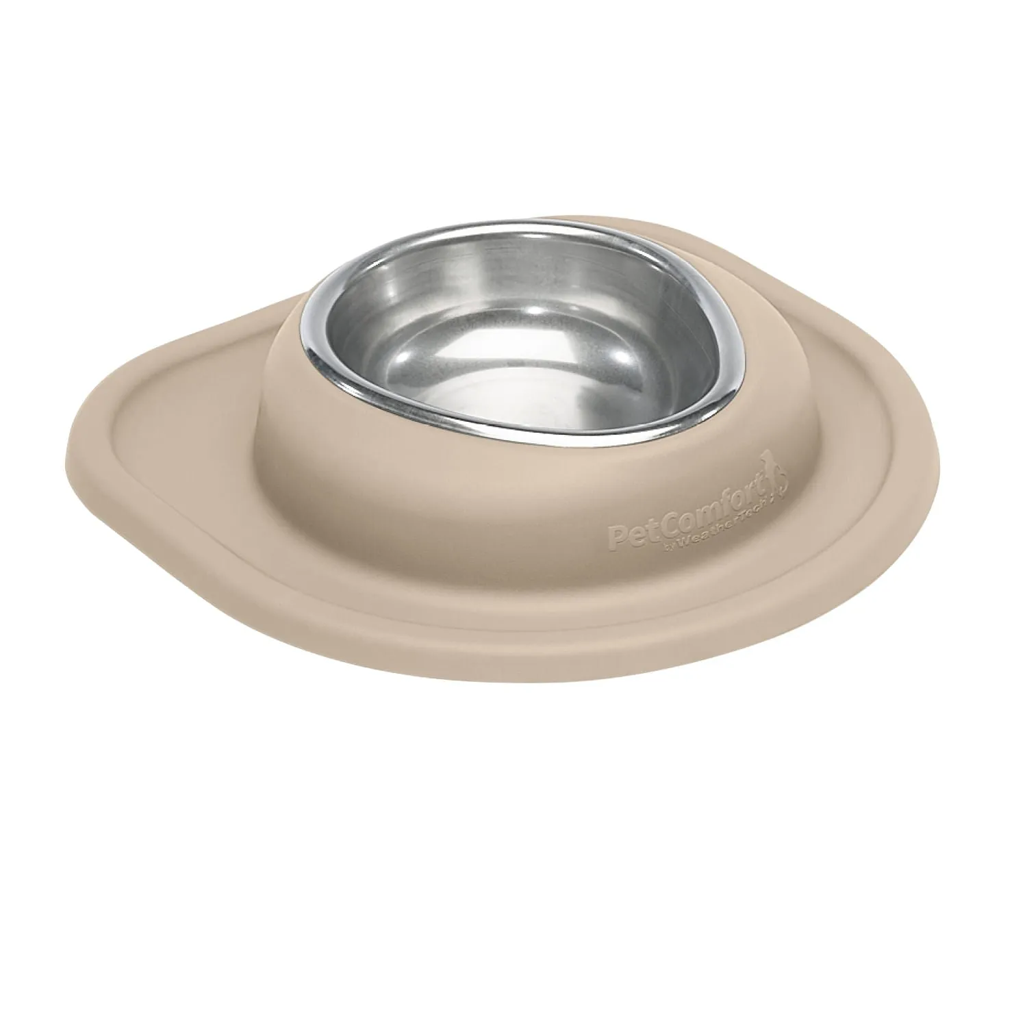 WeatherTech Single Low Pet Feeding System, Stainless Steel