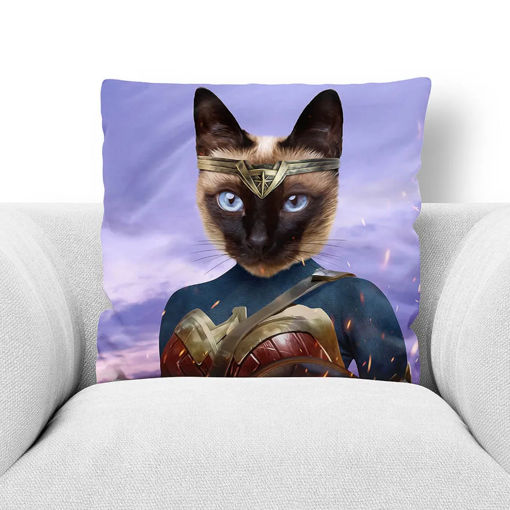 WONDER WOTSUP - CUSTOM PET PORTRAIT THROW PILLOW